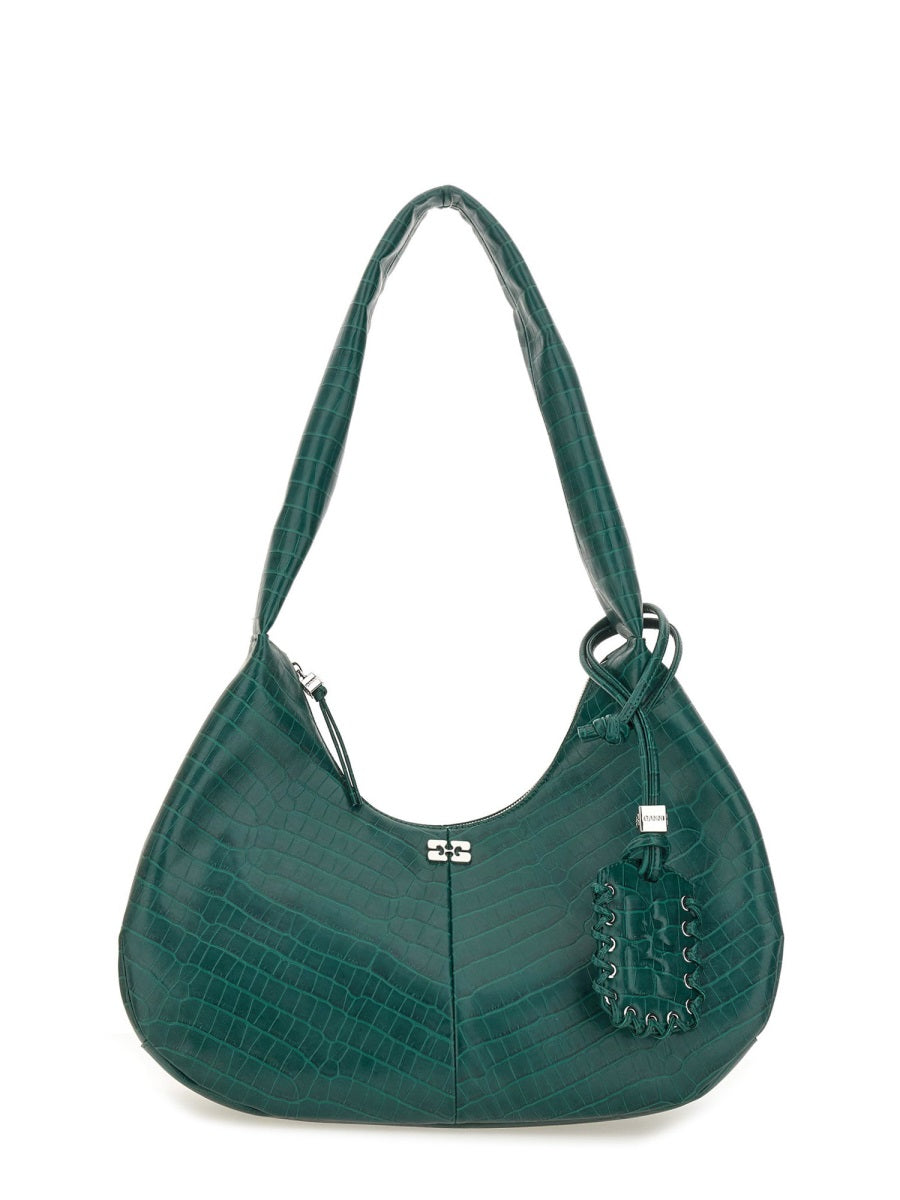 MEDIUM CROCO HOBO BAG