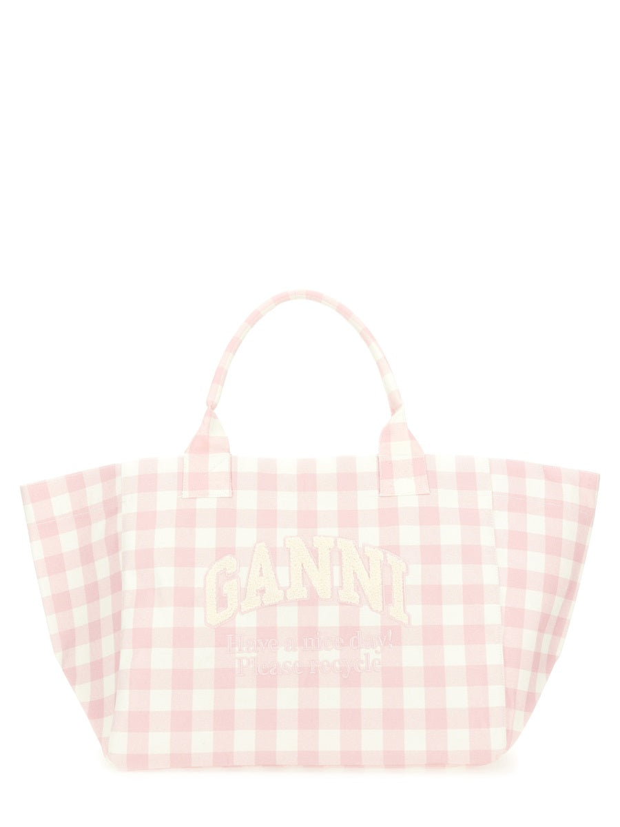 "VICKY CHECK XXL" TOTE BAG