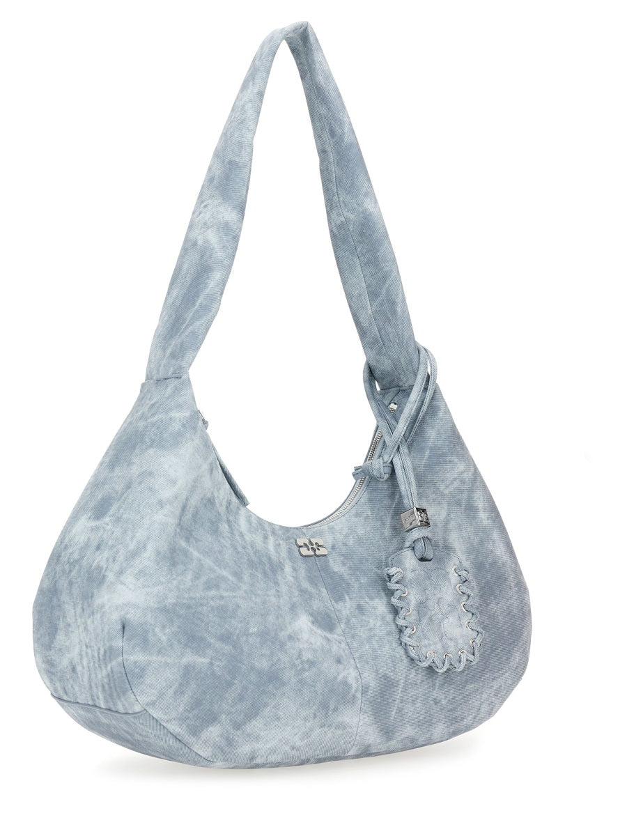 MEDIUM "BLEACHED" HOBO BAG