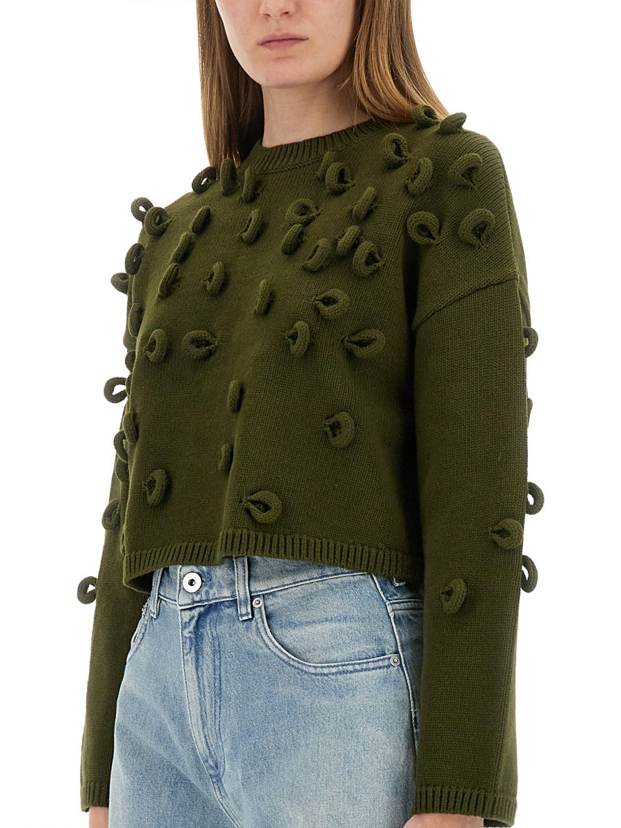 LOOP CROPPED JERSEY