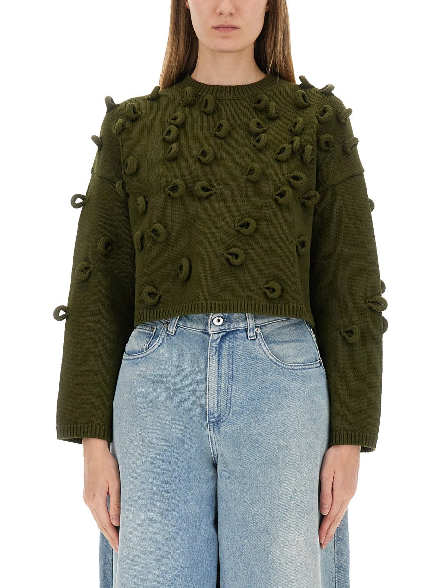 LOOP CROPPED JERSEY