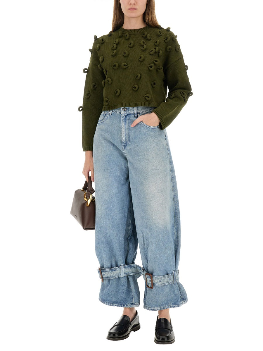 LOOP CROPPED JERSEY