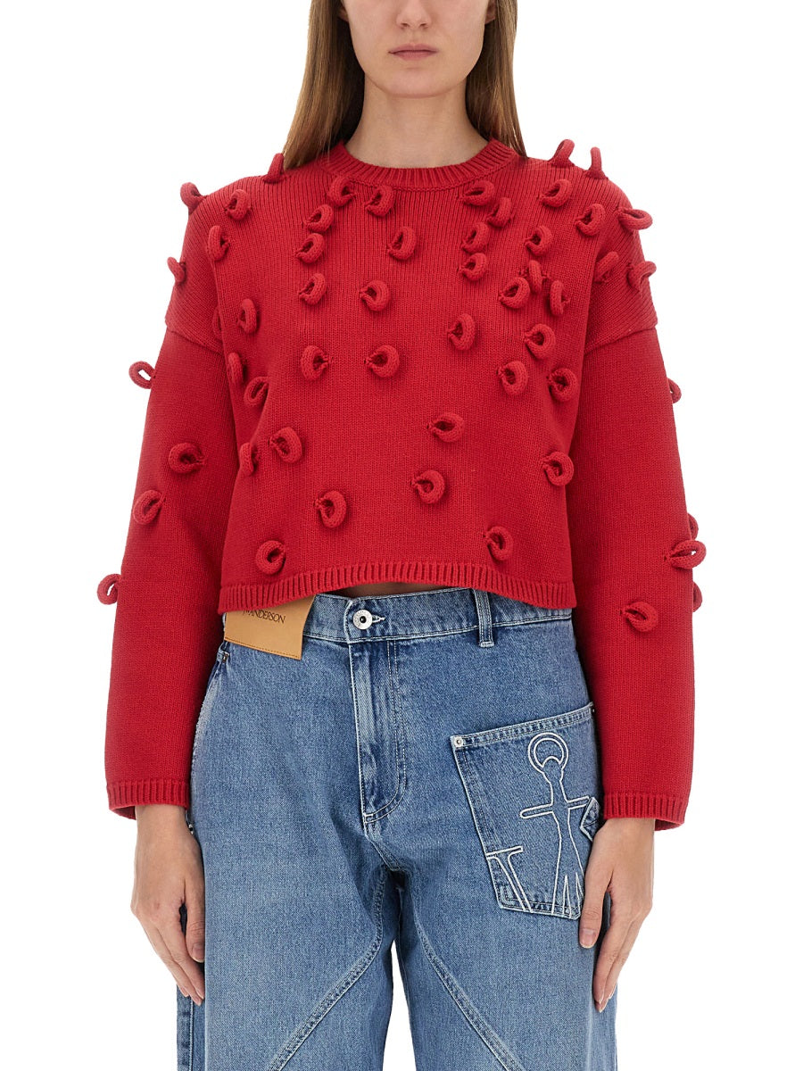 LOOP CROPPED JERSEY