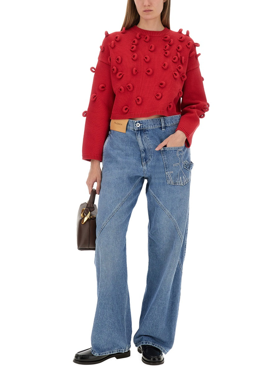 LOOP CROPPED JERSEY