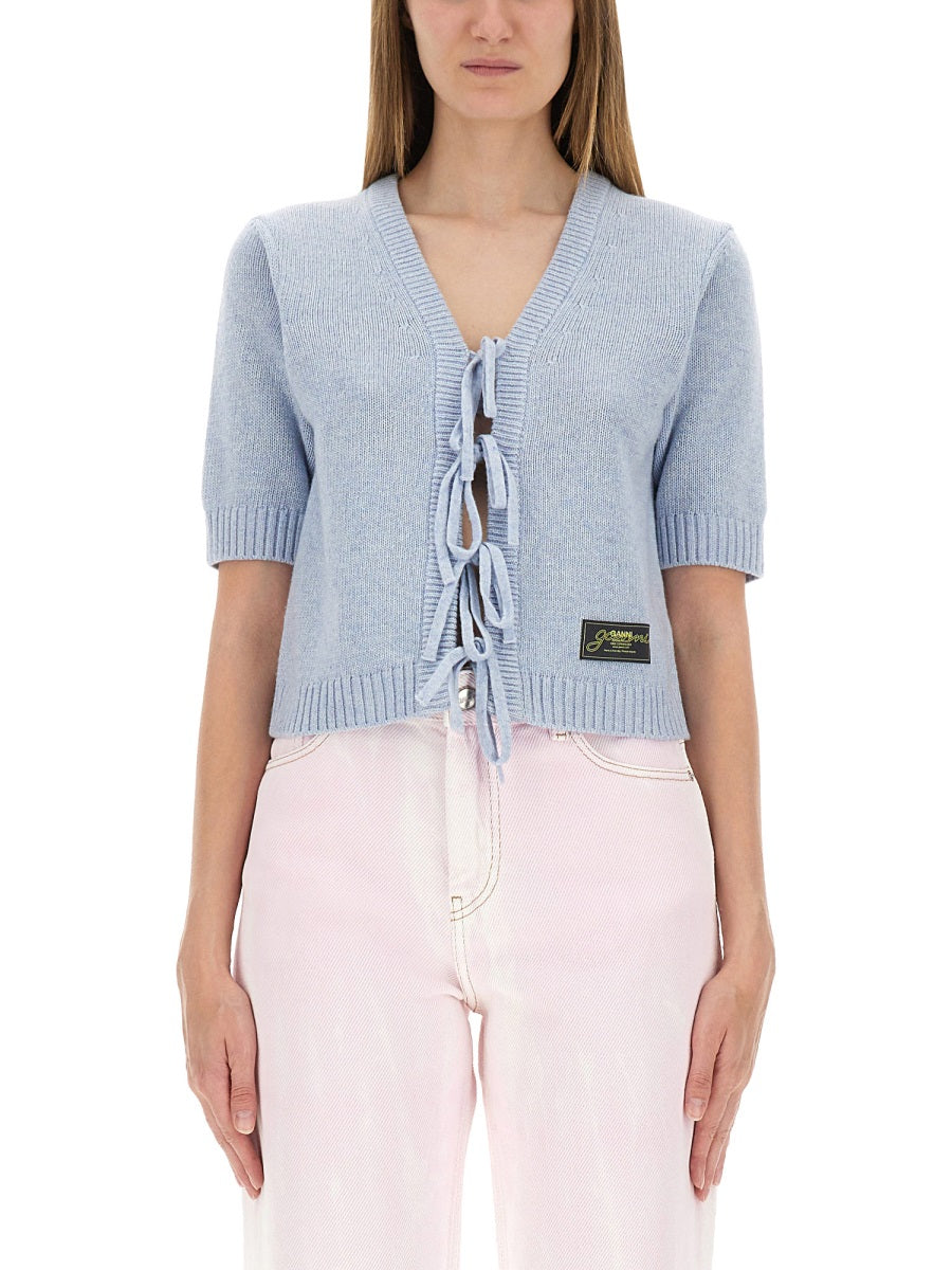 CARDIGAN WITH BOWS