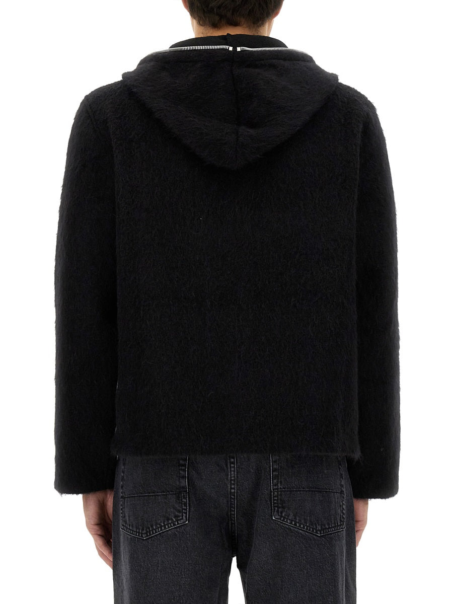 ZIPPERED CARDIGAN