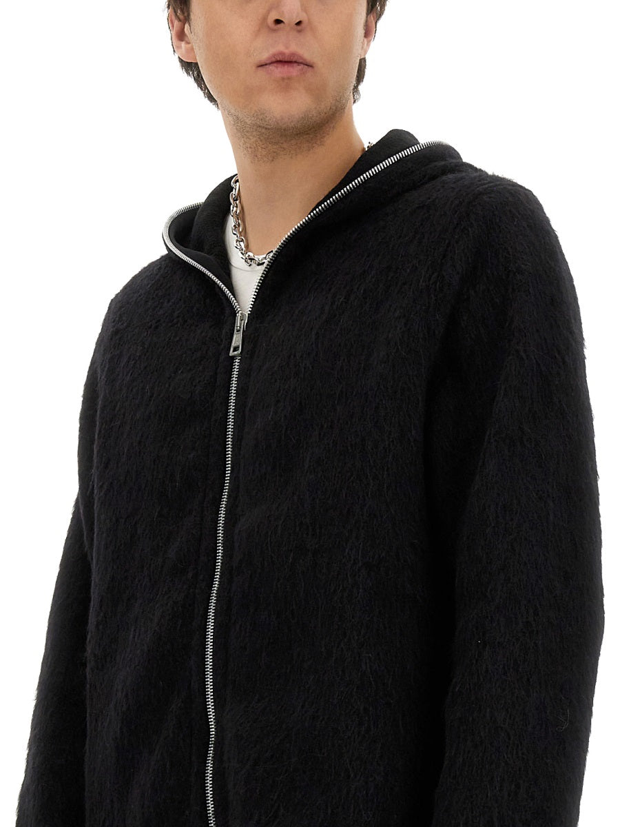 ZIPPERED CARDIGAN