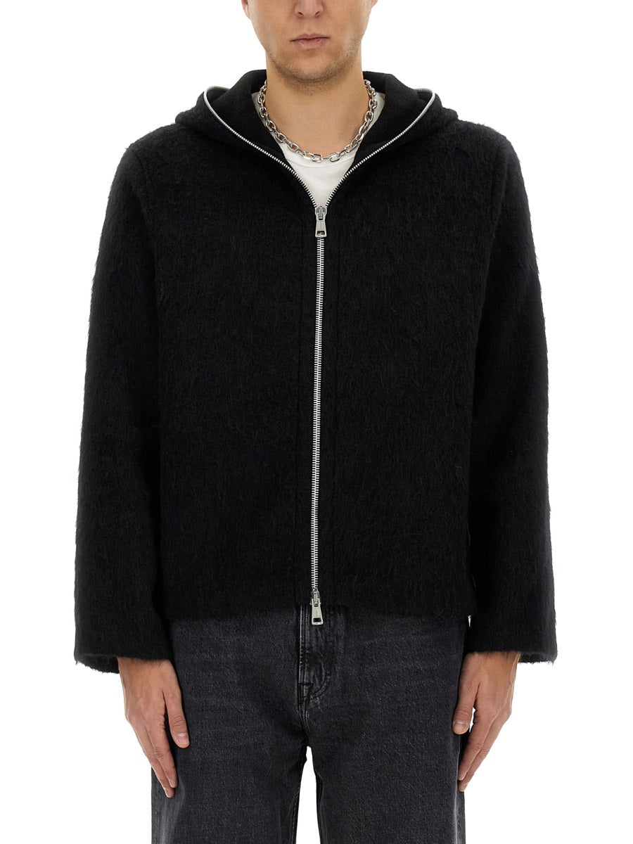 ZIPPERED CARDIGAN