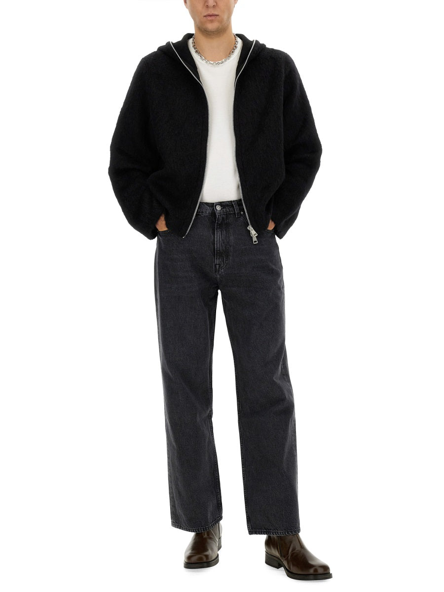 ZIPPERED CARDIGAN