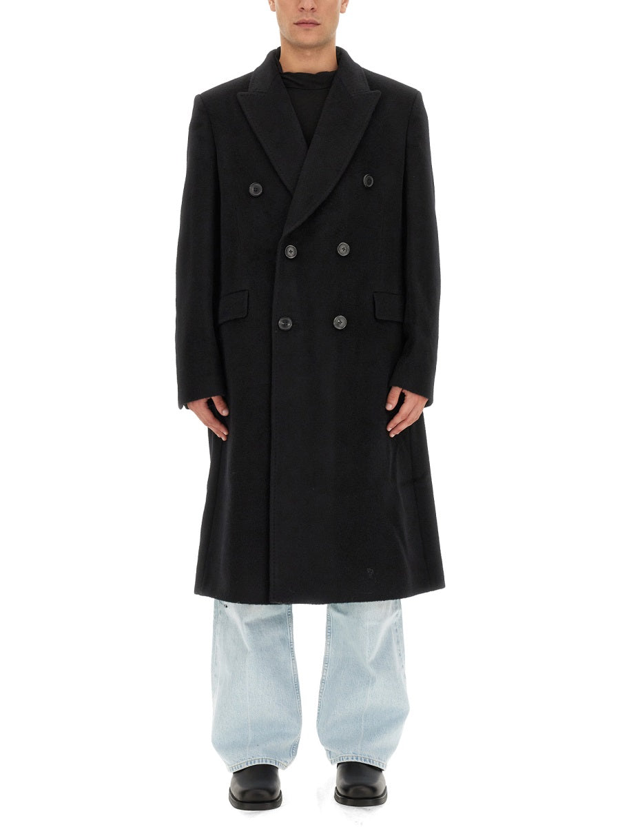 DOUBLE-BREASTED COAT "WHALE"