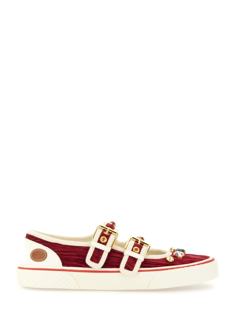 VELVET "DOLLYBOARD" BALLERINA SNEAKER