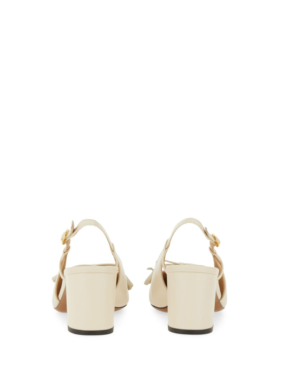 "VALET DU ROI" SLINGBACK DÉCOLLETÉ IN KIDSKIN