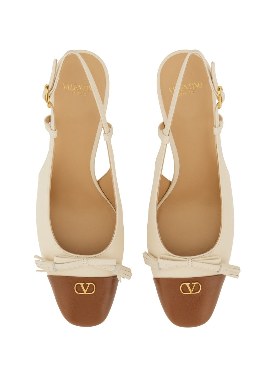 "VALET DU ROI" SLINGBACK DÉCOLLETÉ IN KIDSKIN