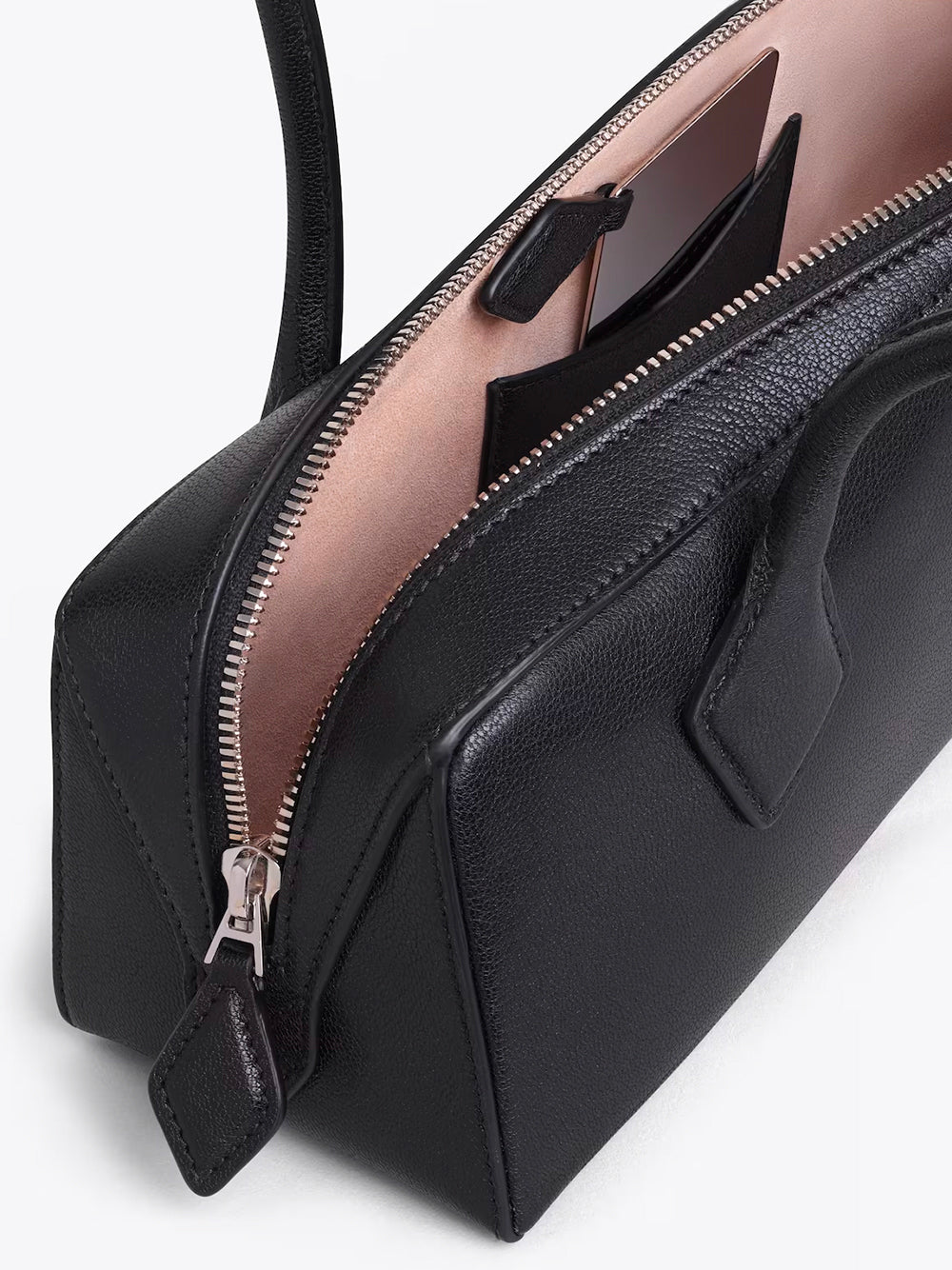 LE TECKEL MEDIUM BAG IN SHINY LEATHER