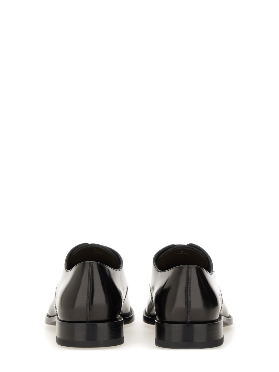LEATHER LACE-UP DERBY SHOE