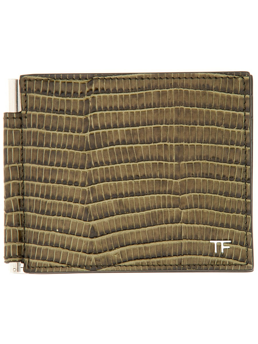 SMALL LEATHER MONEY CLIP WALLET