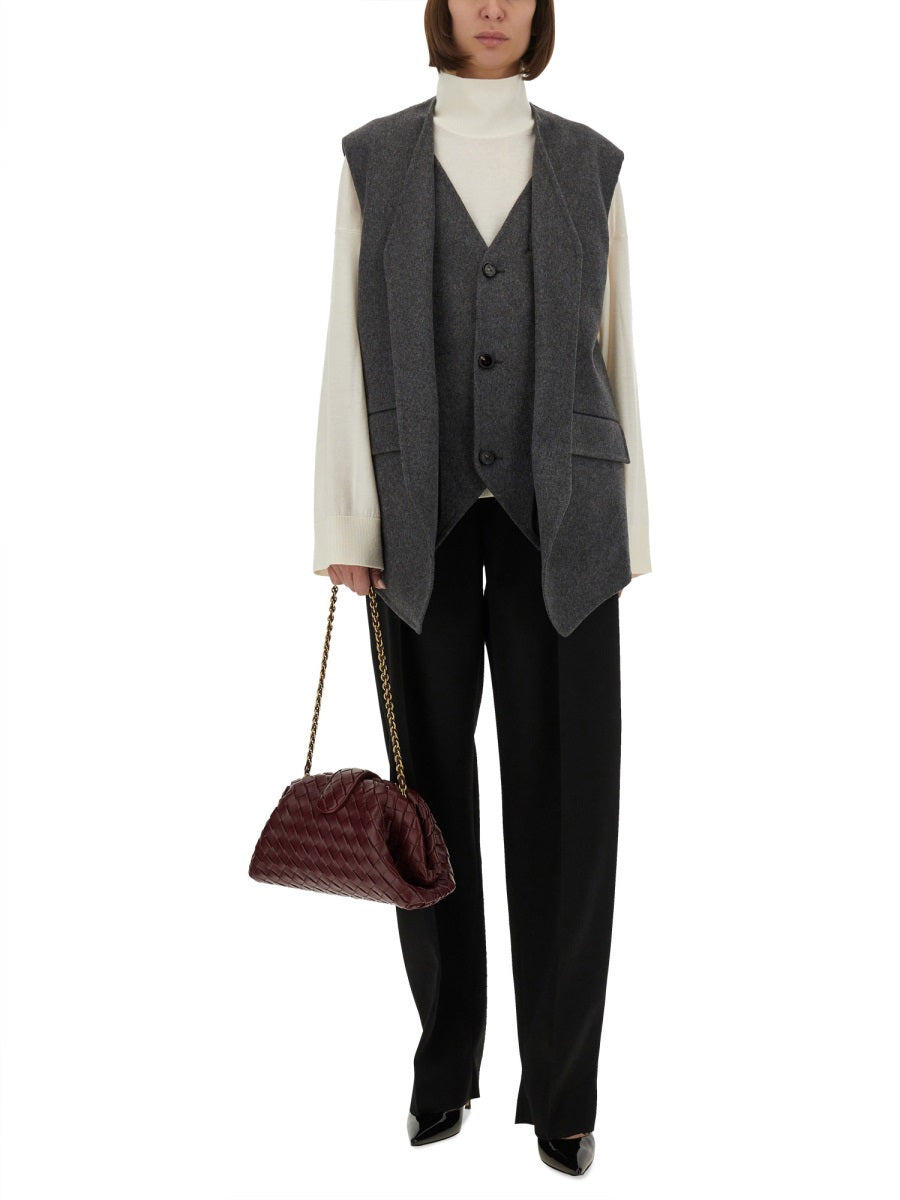 DOUBLE FACE WOOL VEST