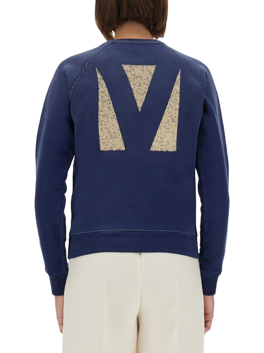 PRINTED COTTON SWEATSHIRT