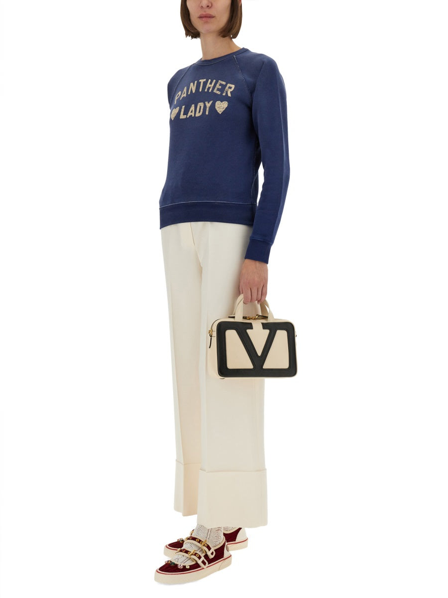 PRINTED COTTON SWEATSHIRT