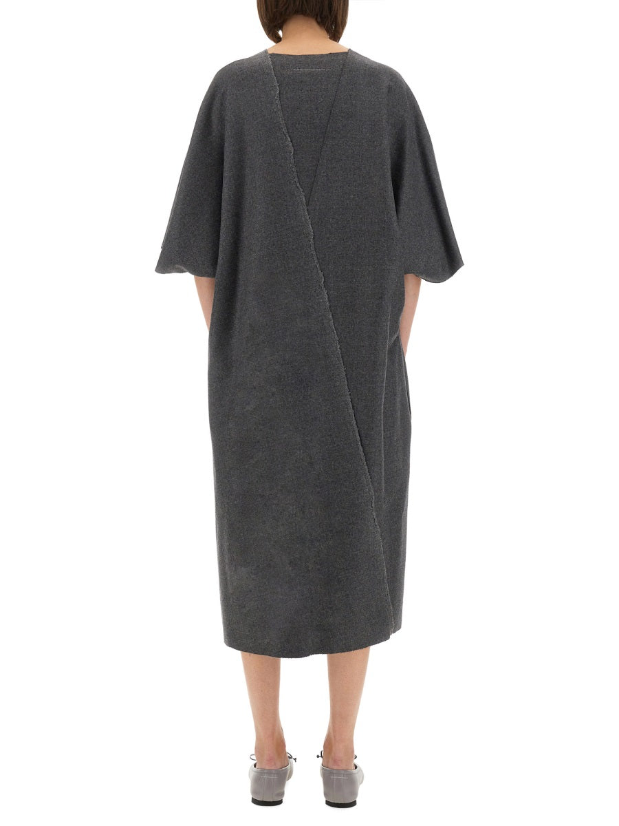 WOOL MIDI DRESS