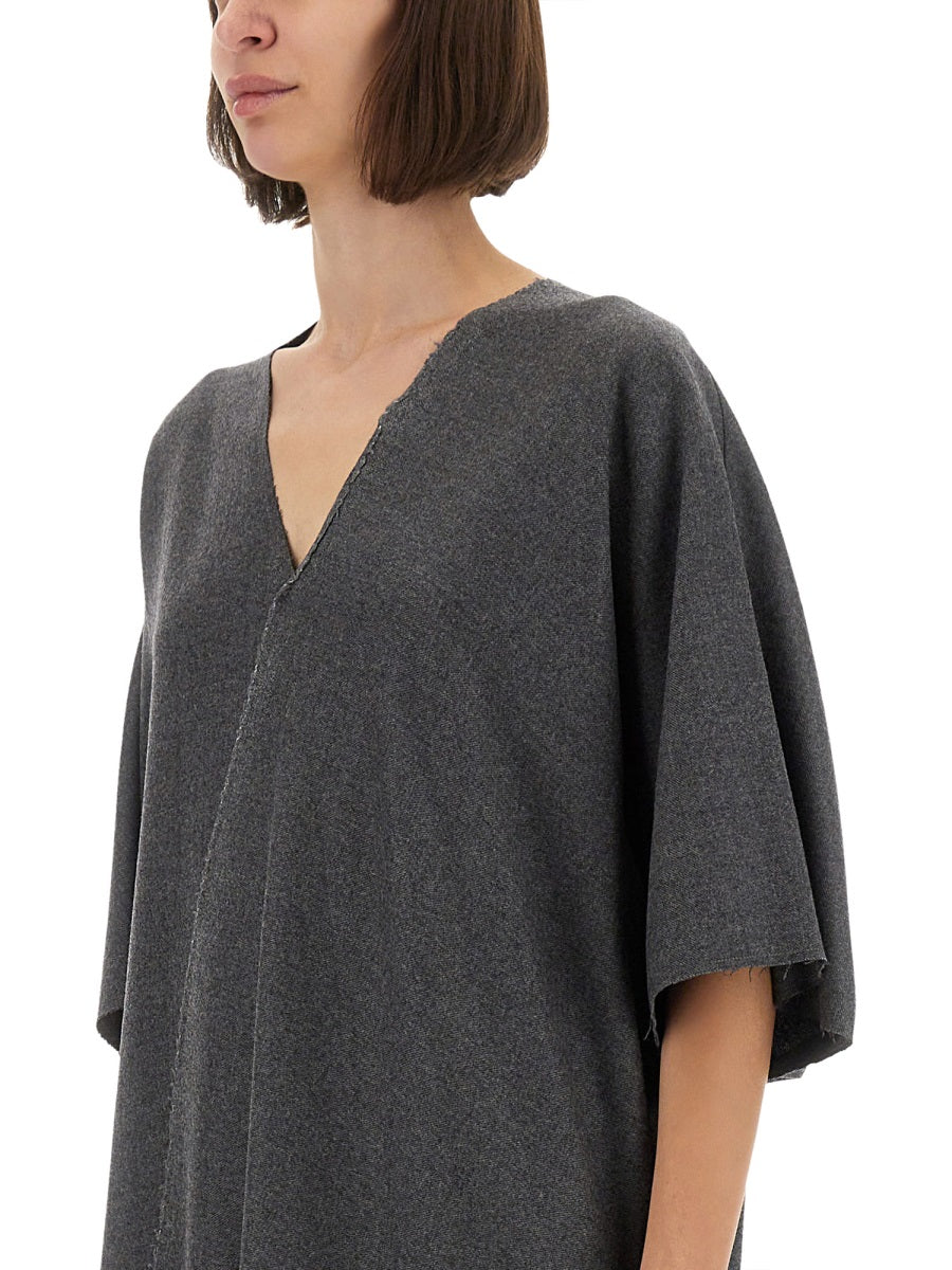WOOL MIDI DRESS