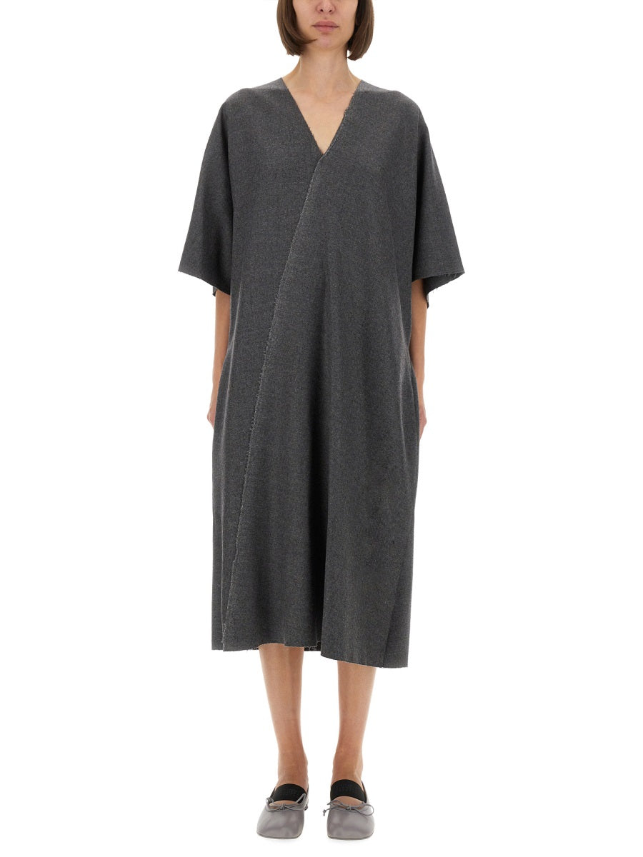 WOOL MIDI DRESS