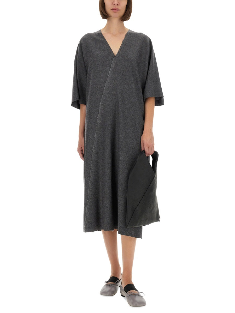 WOOL MIDI DRESS
