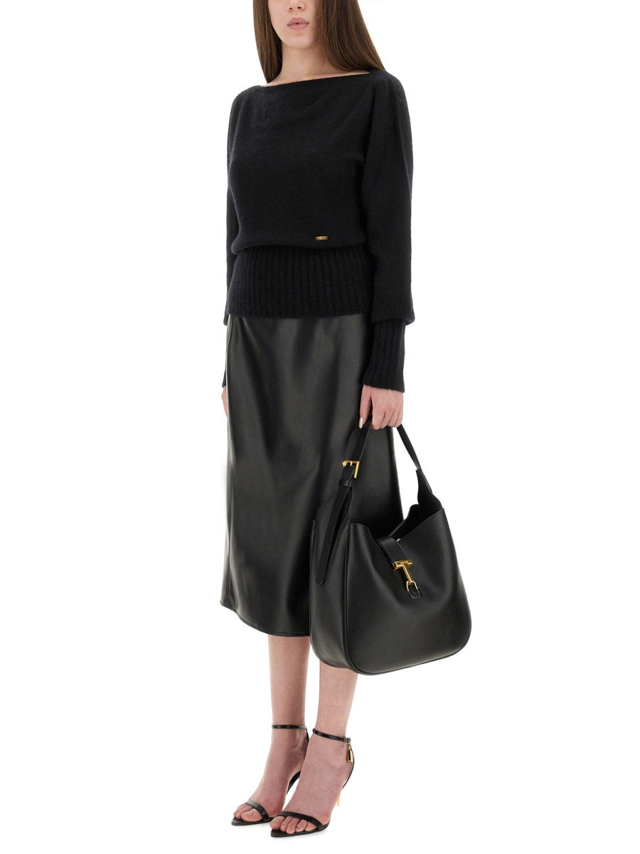 BOAT-NECK SWEATER