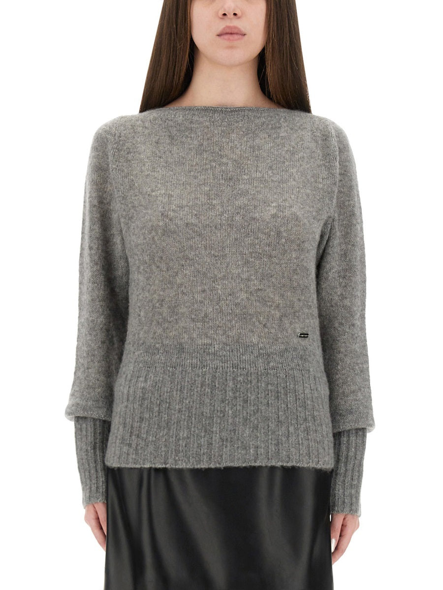 BOAT-NECK SWEATER