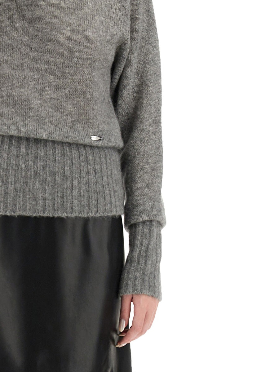 BOAT-NECK SWEATER
