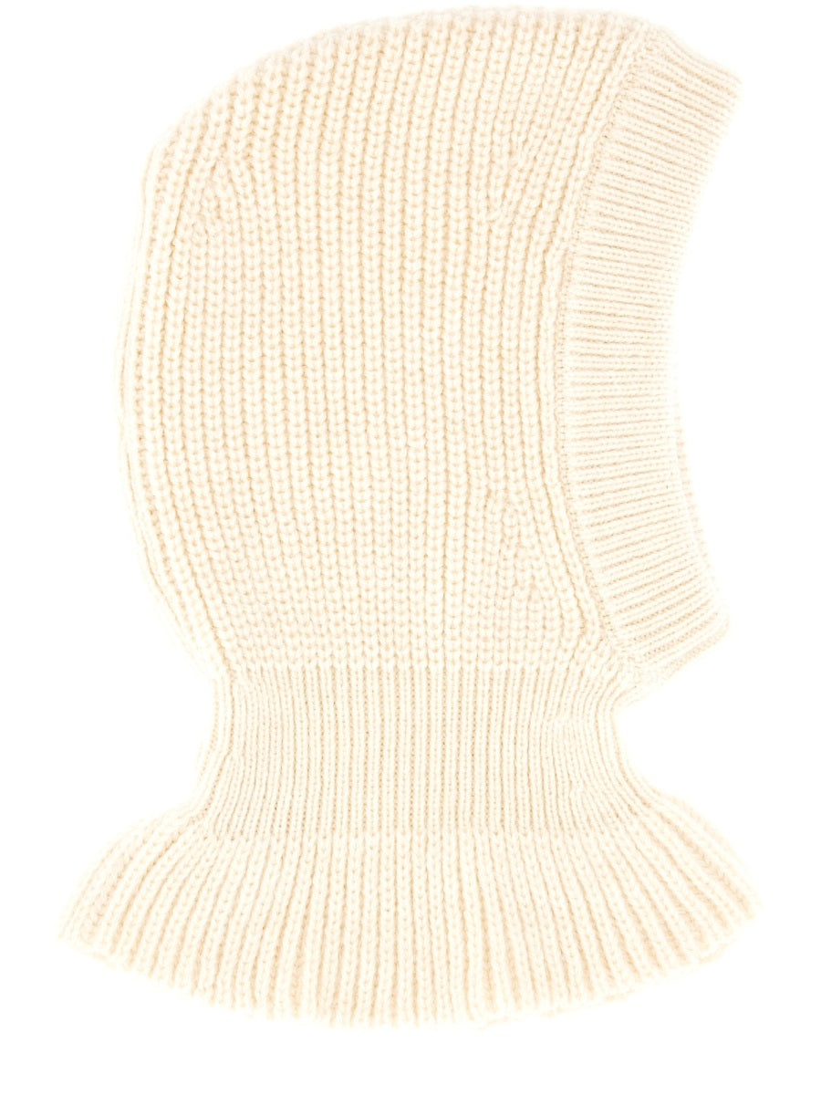 WOOL AND ALPACA BLEND HOOD
