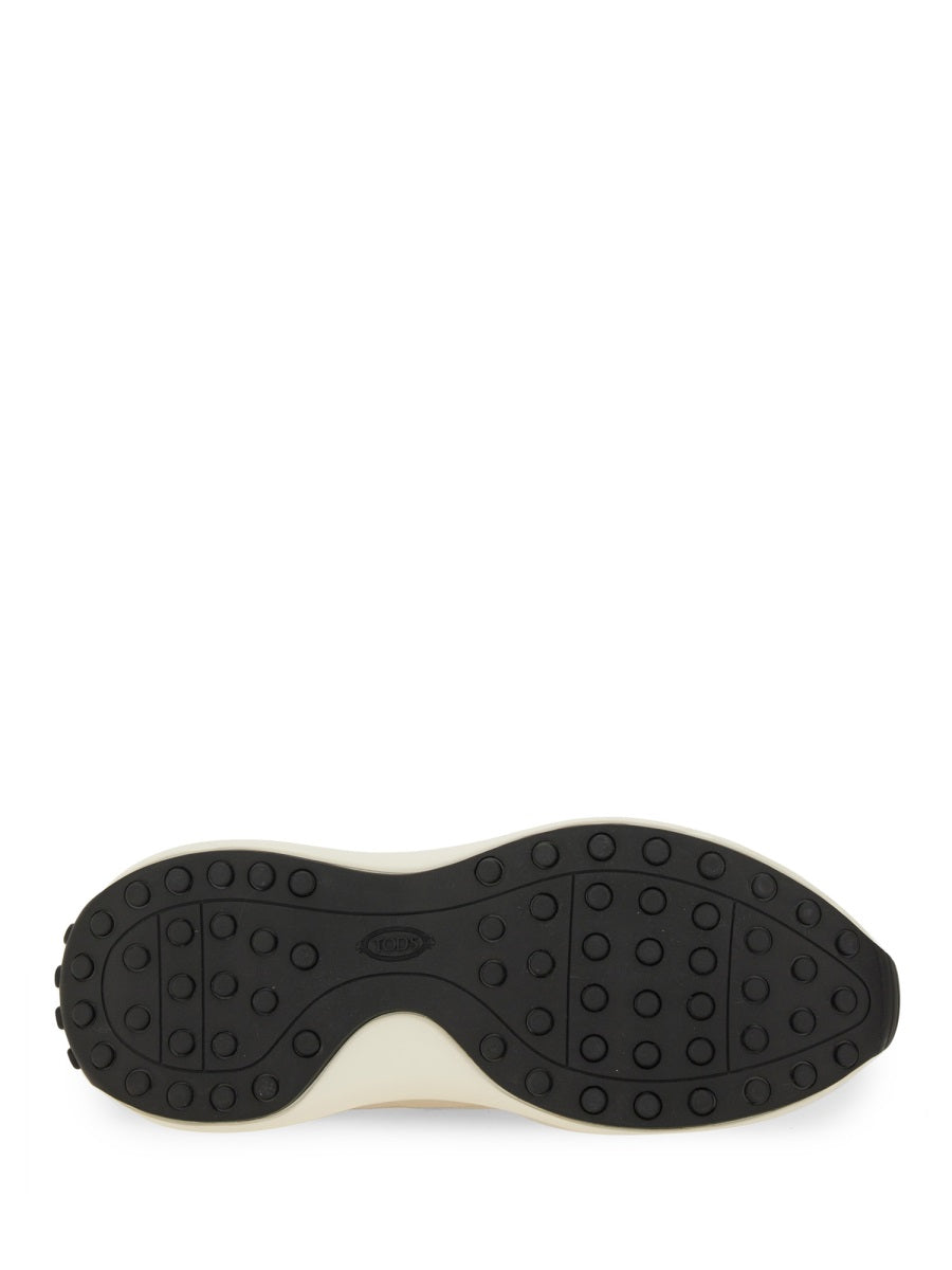 FABRIC AND SUEDE SNEAKER