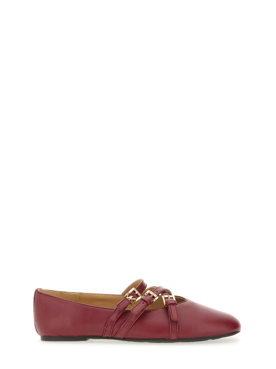 "INDY FLEX" LEATHER BALLERINA