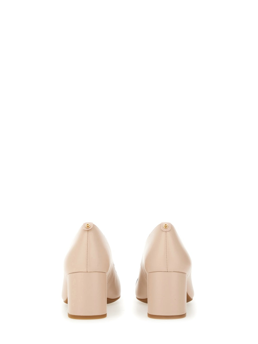 "PEARL FLEX" LEATHER PUMPS