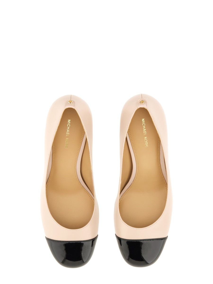 "PEARL FLEX" LEATHER PUMPS