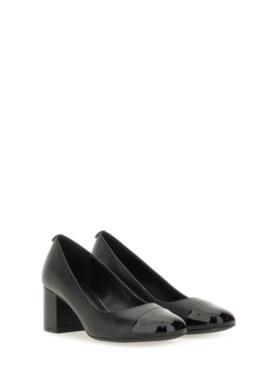 "PEARL FLEX" LEATHER PUMPS