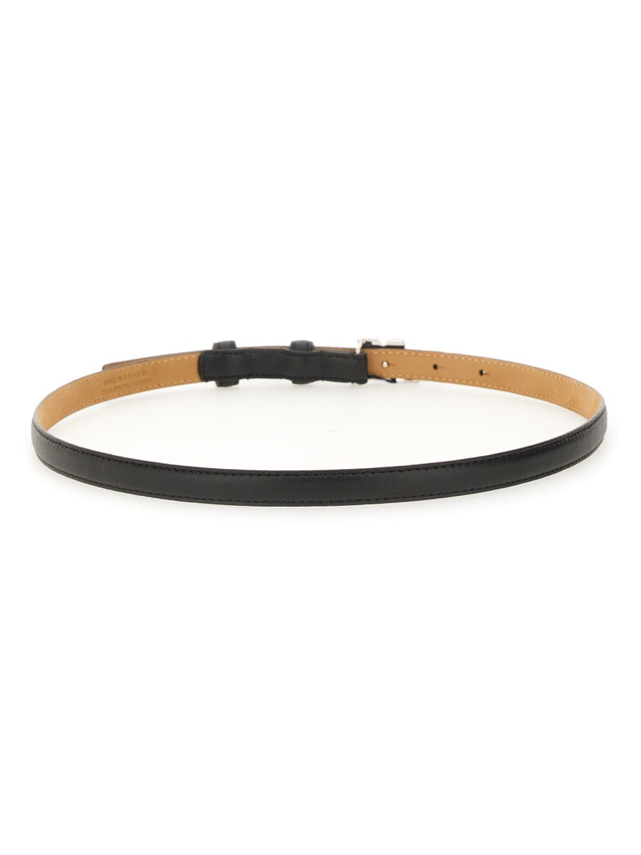 LEATHER "AC" BELT