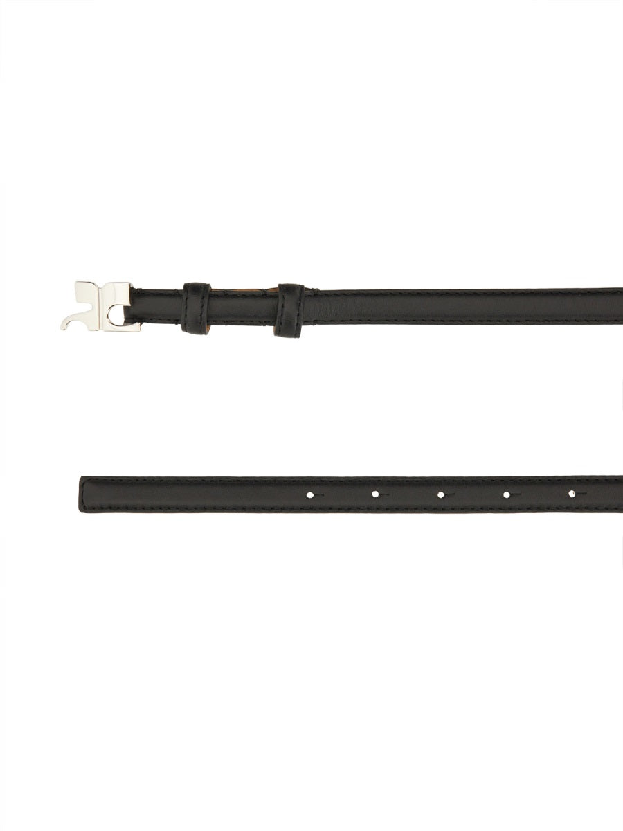 LEATHER "AC" BELT