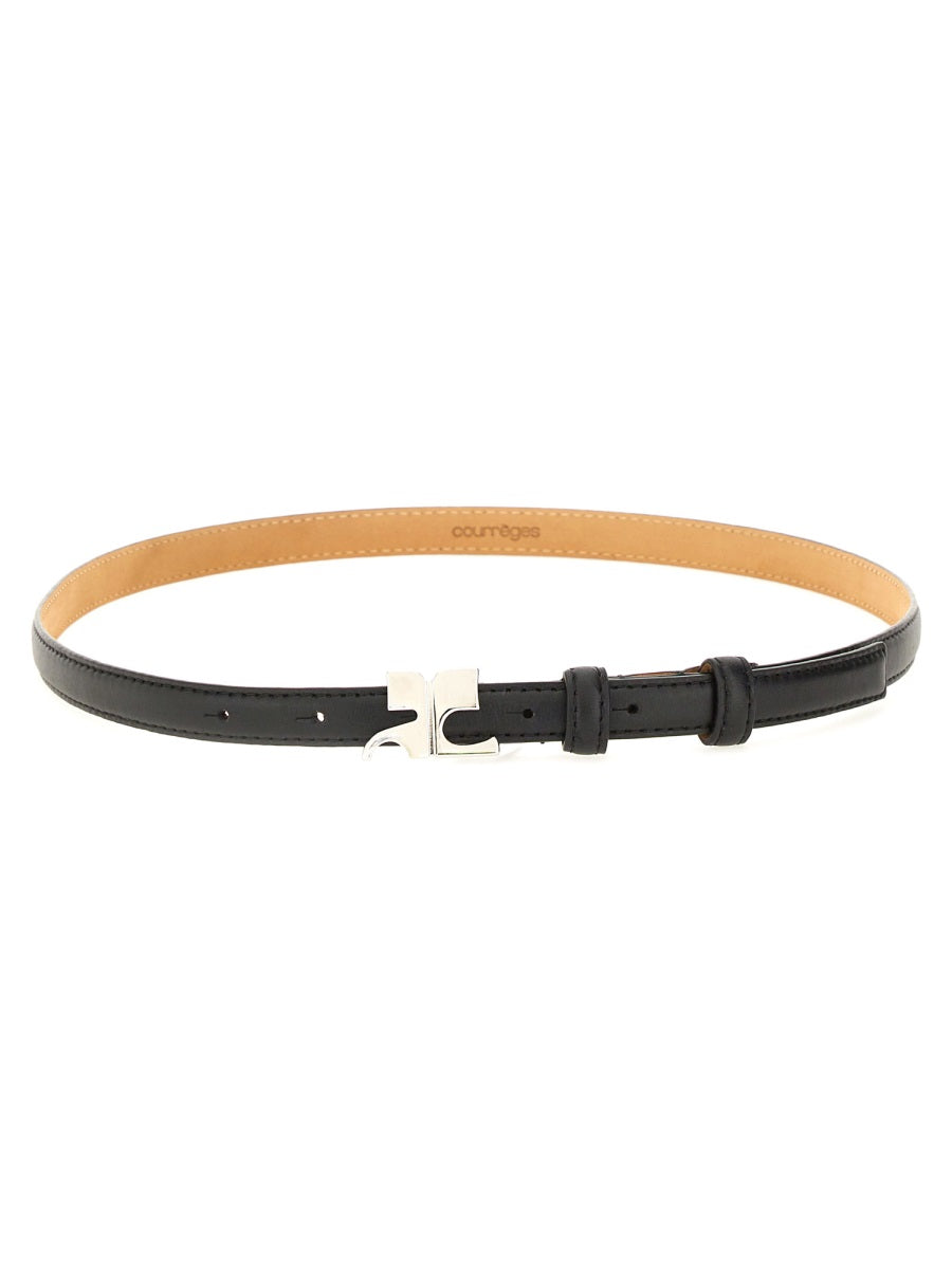 LEATHER "AC" BELT