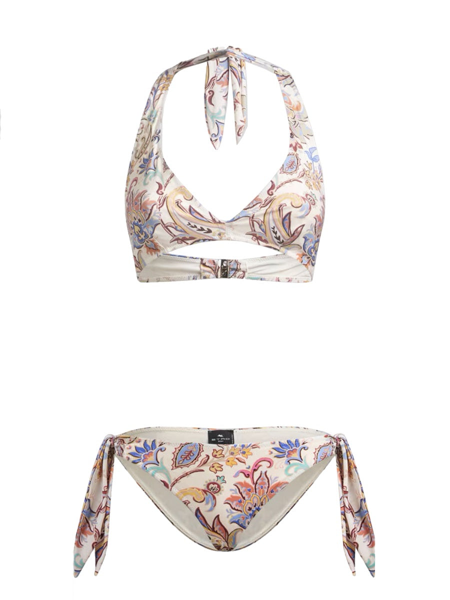 FLORAL PRINT BIKINI SWIMSUIT