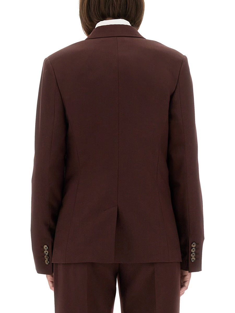 DOUBLE-BREASTED WOOL BLAZER