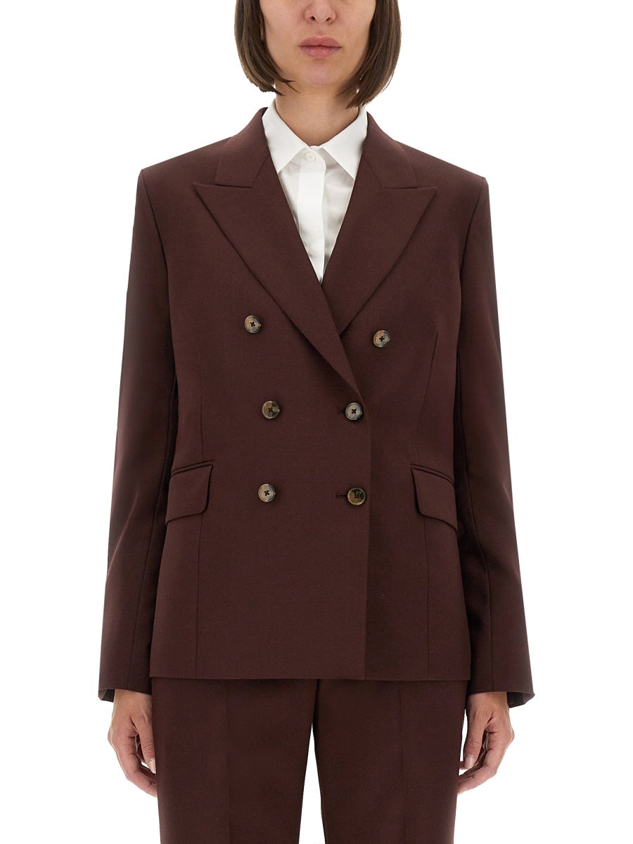 DOUBLE-BREASTED WOOL BLAZER
