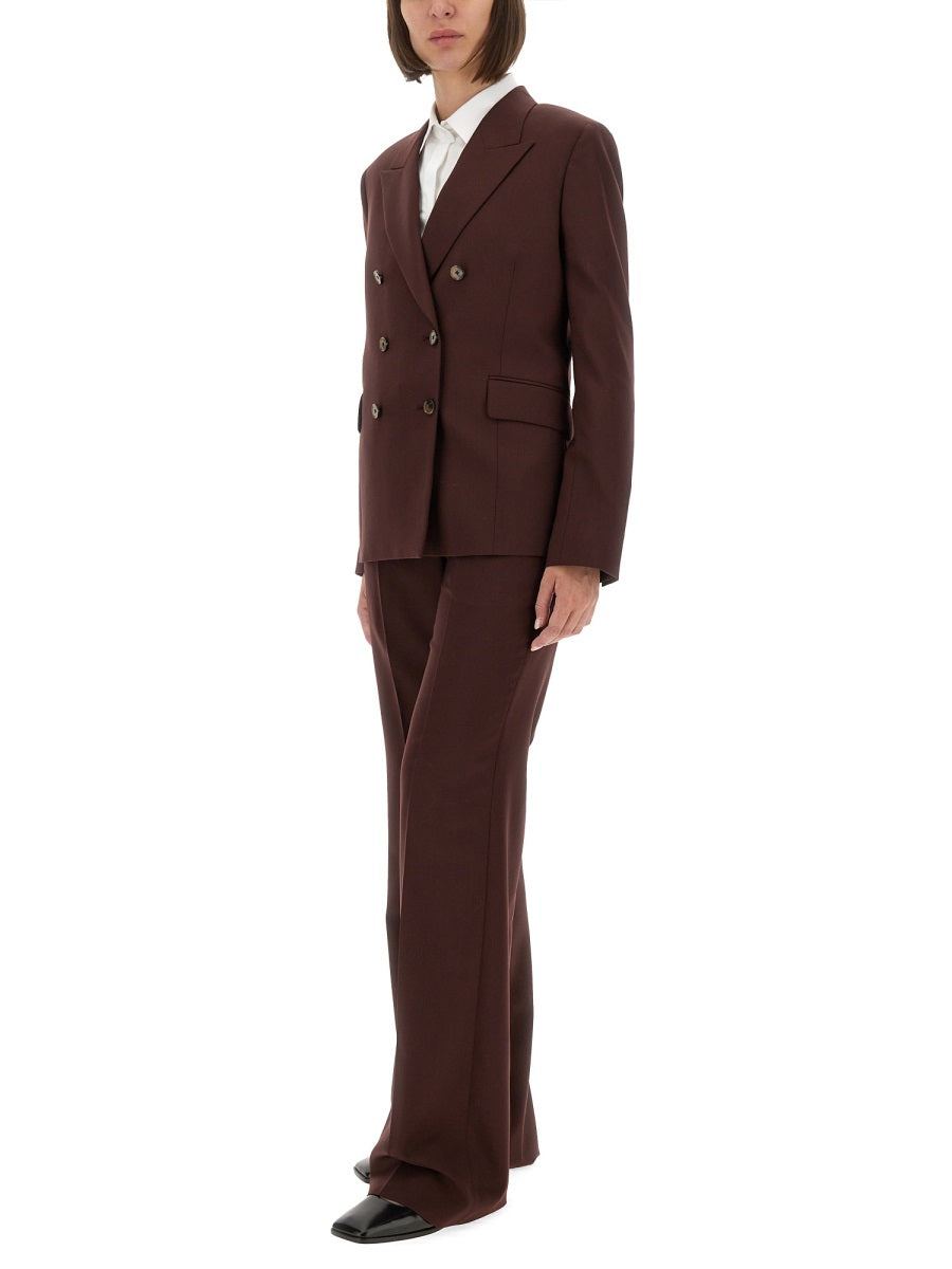 DOUBLE-BREASTED WOOL BLAZER