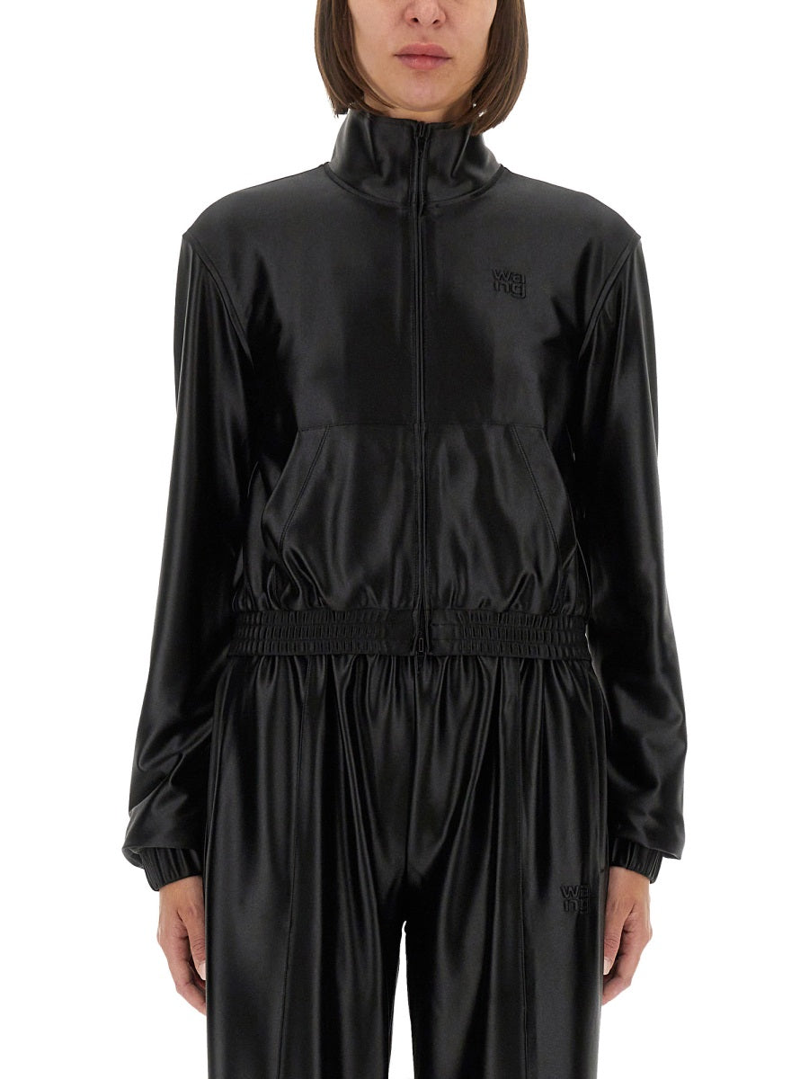 SATIN FAILLE SWEATSHIRT