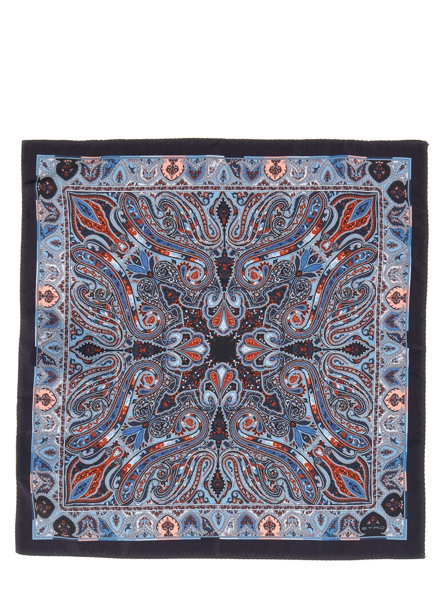 SILK JACQUARD CLUTCH BAG