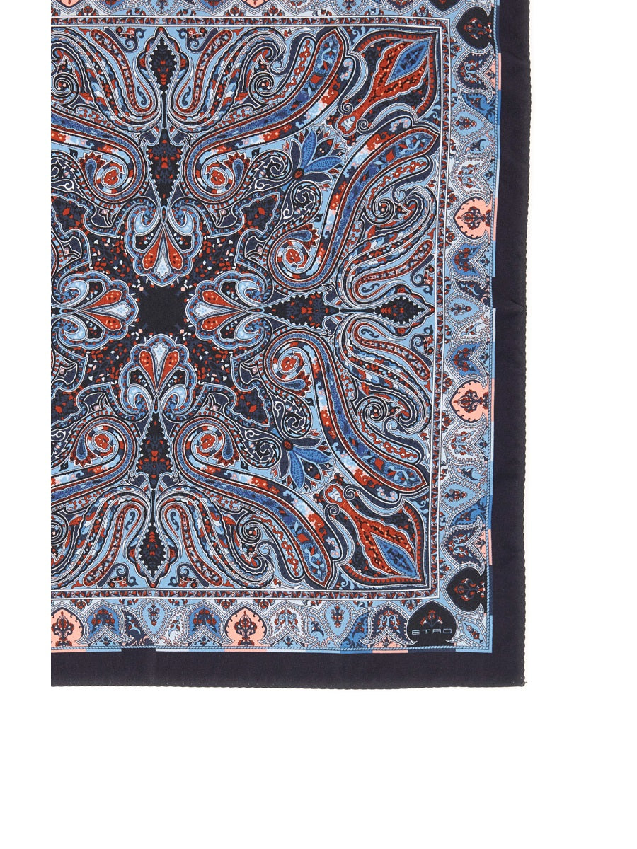 SILK JACQUARD CLUTCH BAG
