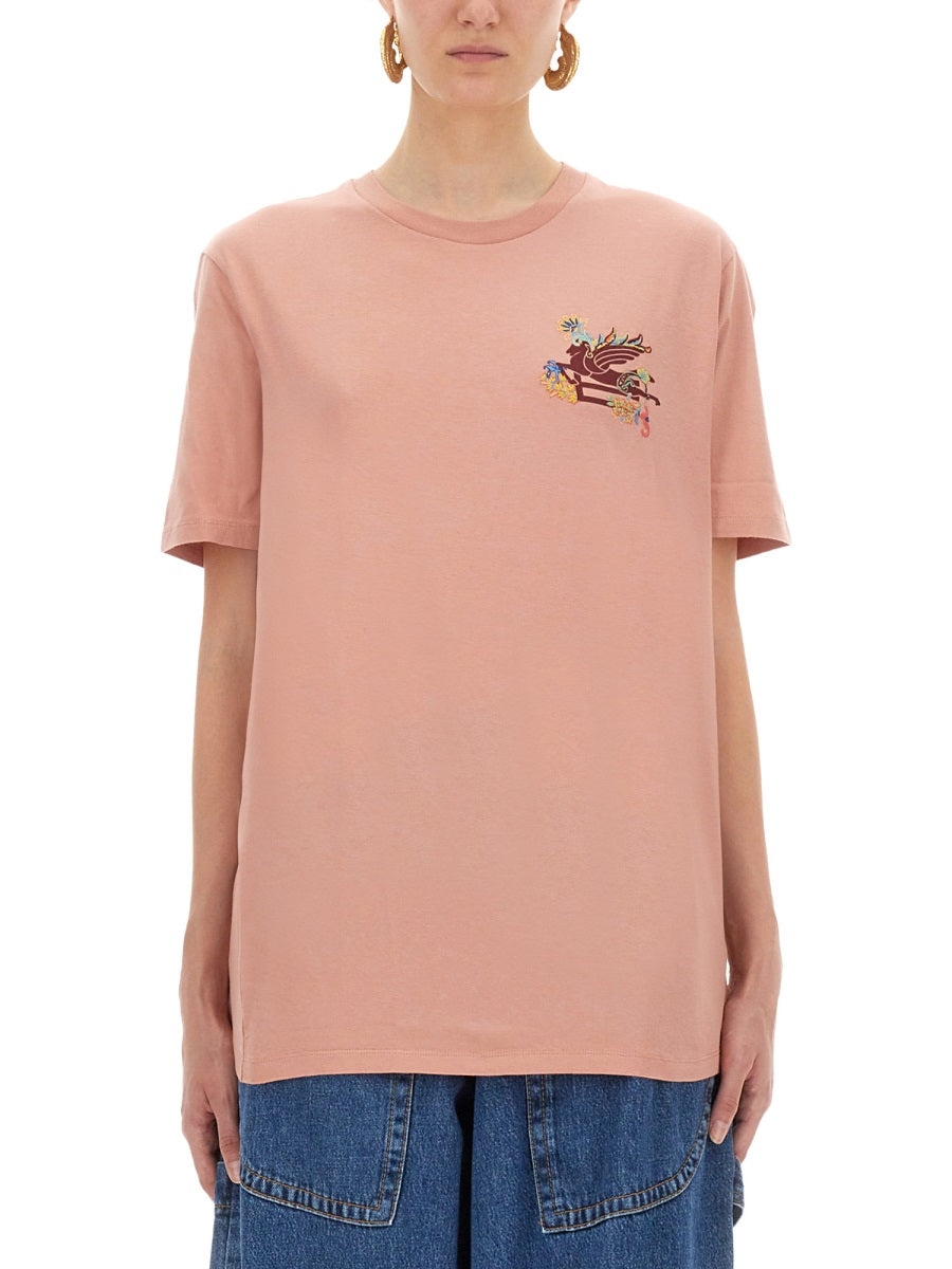 T-SHIRT WITH PEGASUS