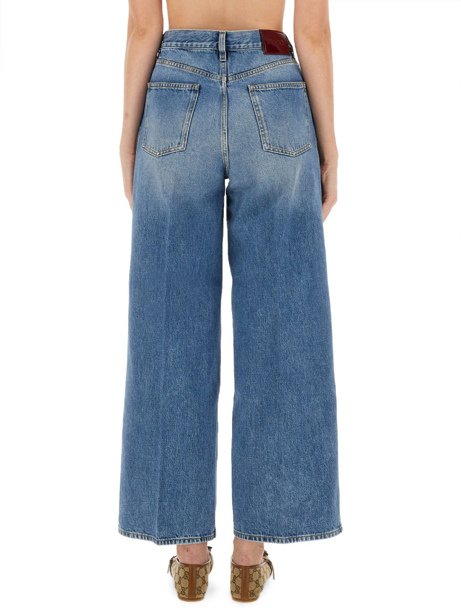 "WIDE-LEG" JEANS