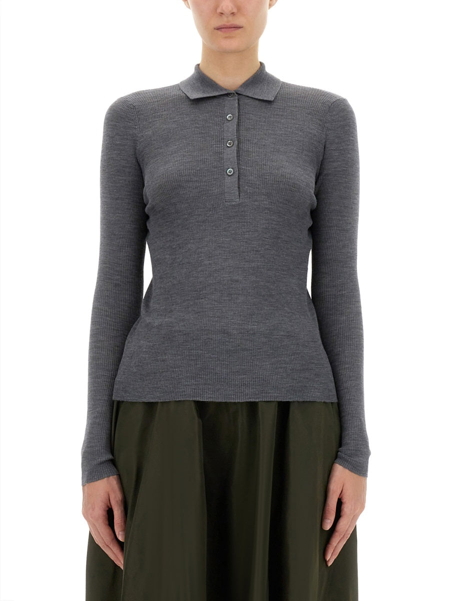 WOOL POLO SHIRT