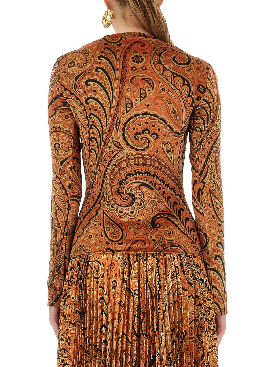 PAISLEY PRINT TOP